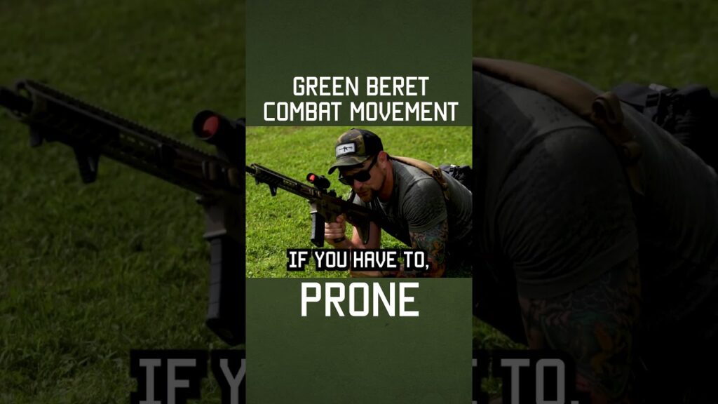 GREEN BERET COMBAT MOVEMENT: PRONE #tips #specialforces #greenberet #army