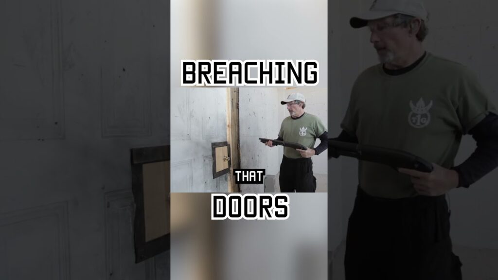 How to Breach a door with a shotgun #tips #military #shorts #airsoft #militaryeverything