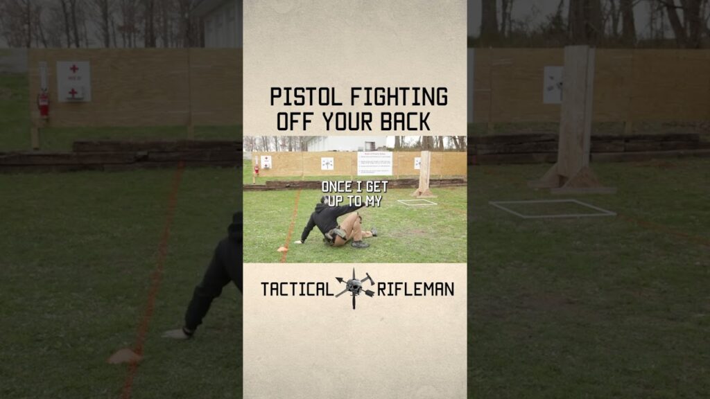 Pistol fighting off your back  #pistol #fighting #tacticalrifleman #reel #military
