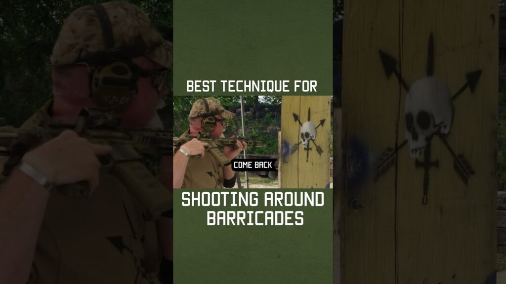 Best Technique For Shooting Around Barricades #military #tips #lawenforcement