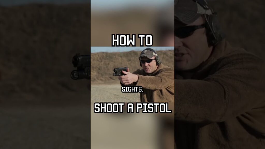 How To Shoot A Pistol #shorts #tips #training #military