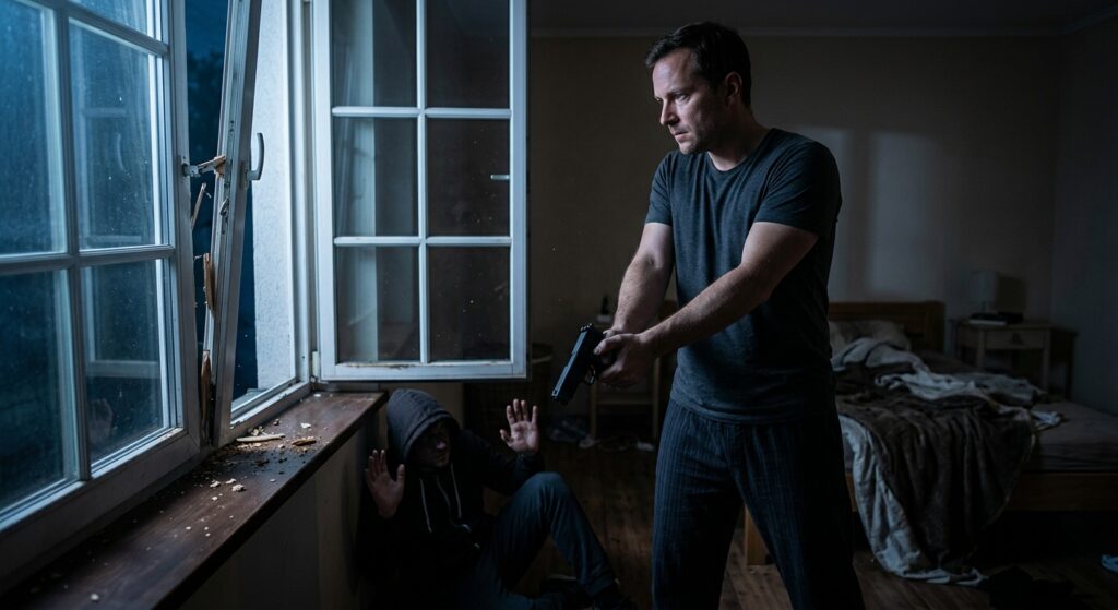 Home Defense: Armed Resident Halts Night Intruder Home Defense: Armed Resident Halts Night Intruder