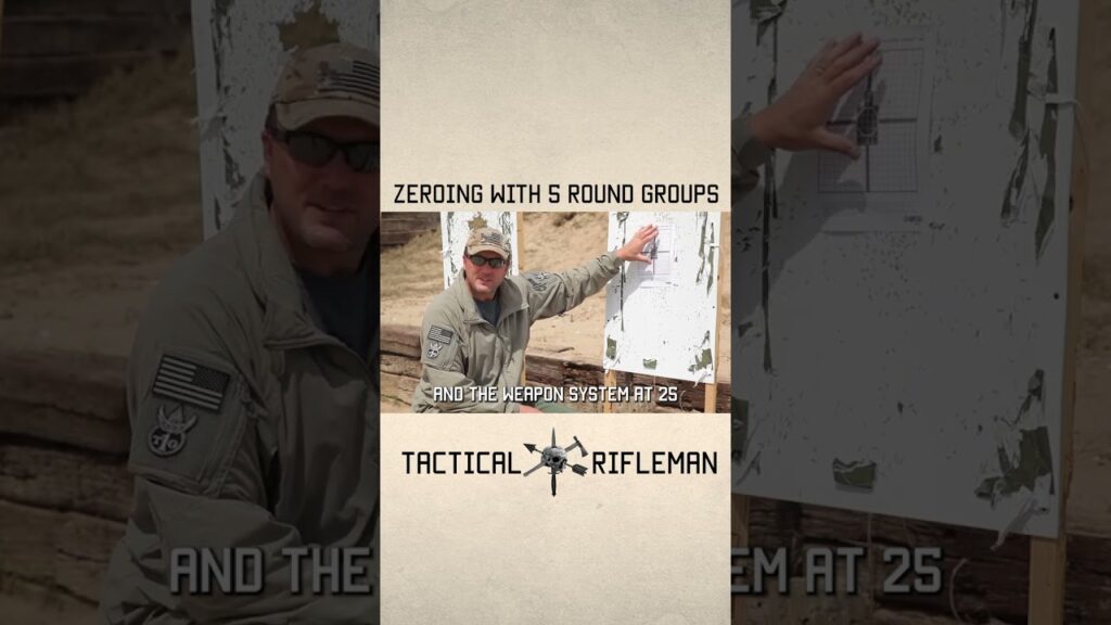 Zeroing with 5 Round Groups #tacticalrifleman #reel  #military  #militaryeverything #army