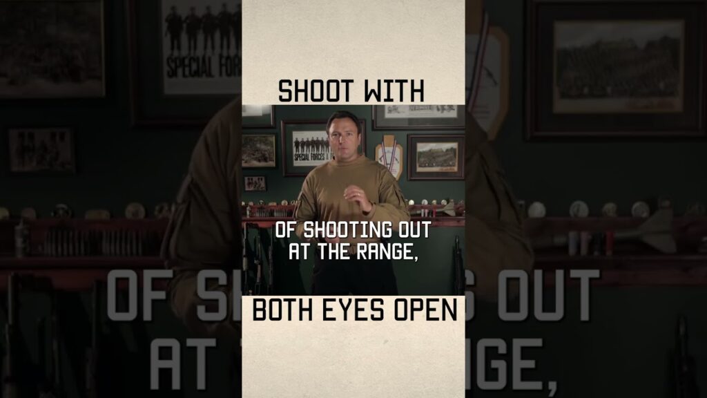 Why you should shoot with both eyes open  #reel #shooting #training #tacticalrifleman