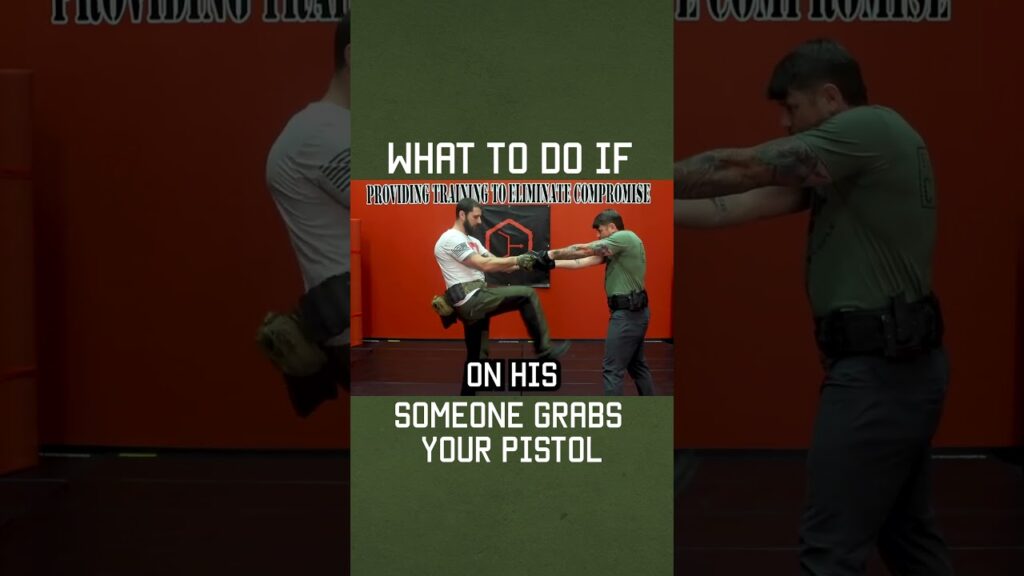 What to do if someone grabs your pistol #selfdefense #military #militaryeverything #shorts