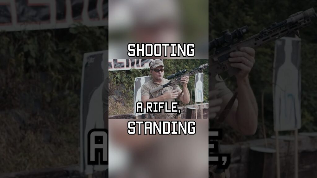 A tip for shooting while standing #military #militaryeverything #tips #training #lawenforcement