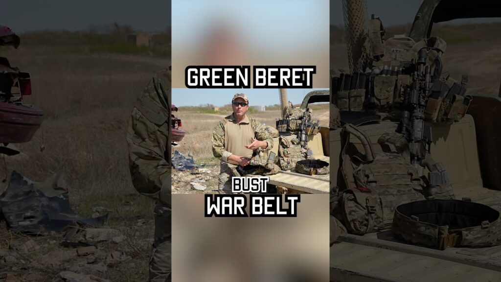 What's in a Green Beret War Belt? #gear #specialforces #greenberet