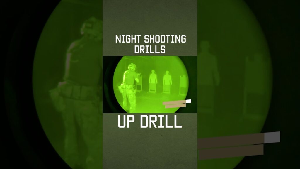 Night Shooting Drills to try: Up Drill #military #militaryeverything #tips #airsoftcqb #shorts