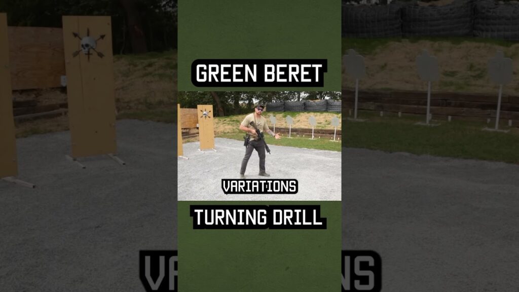 GREEN BERET TURNING DRILL  #military #militaryeverything #specialforces  #airsoftcqb  #tips