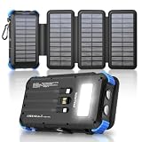 Solar Power Bank 20000mAh with 4 Panels